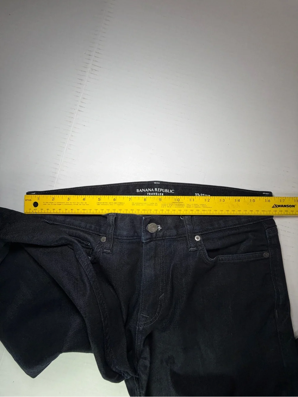 Banana Republic Men's Slim Straight Black Jeans